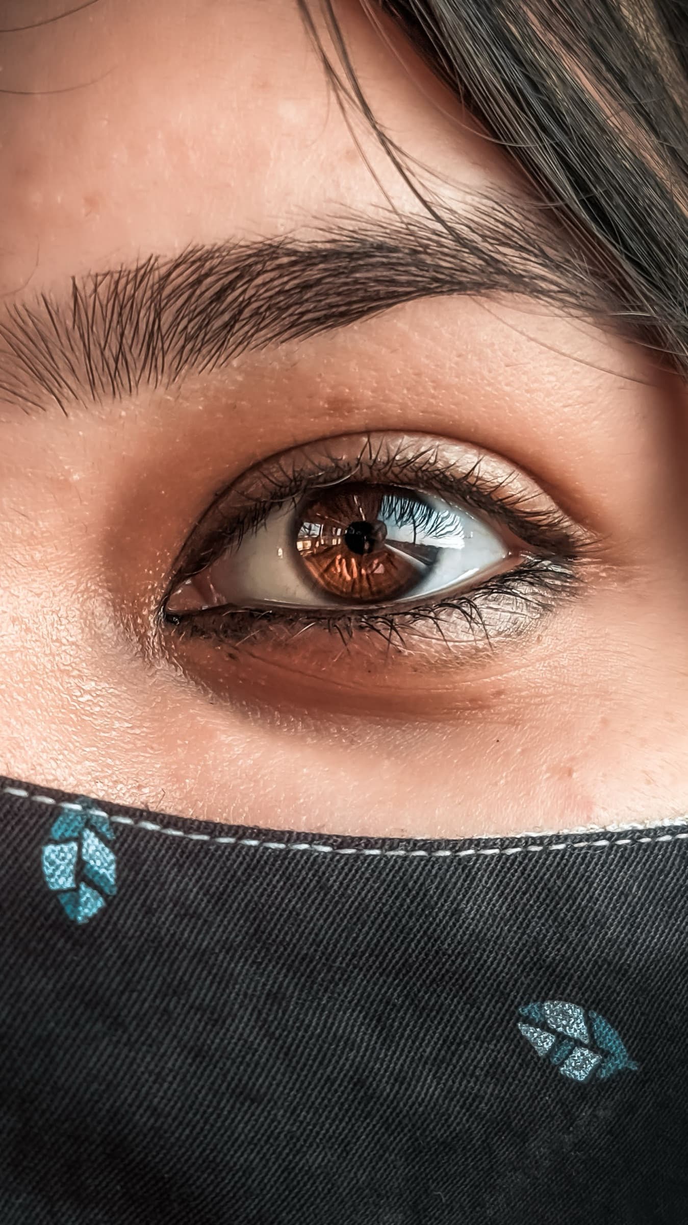 Close-up of eyes
